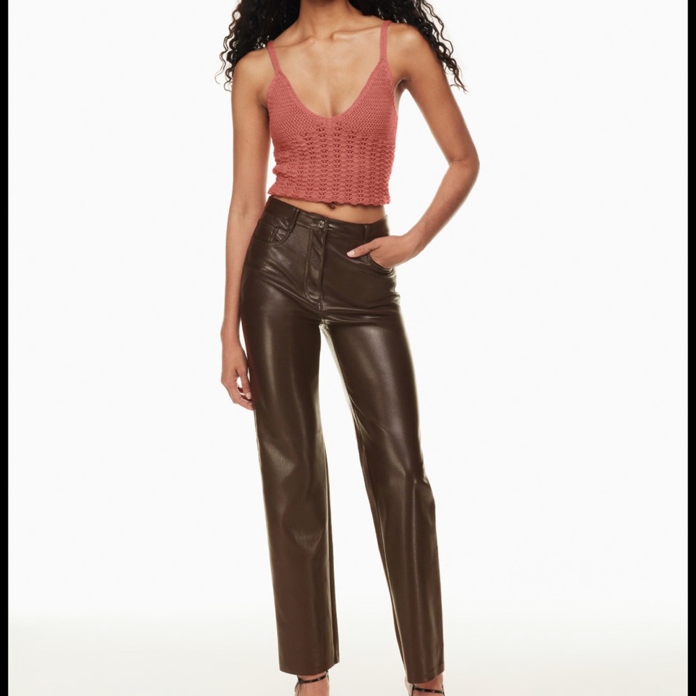 Aritzia brown Melina pant